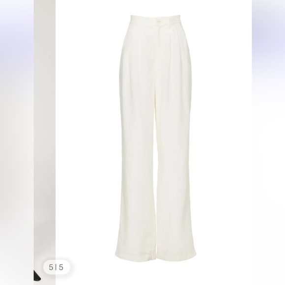 Anine Bing White Carrie Pants - Picture 6 of 6